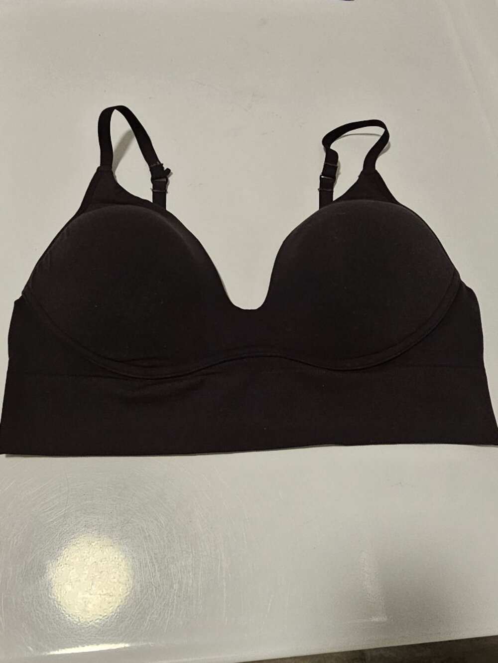 Maidenform black bra, L